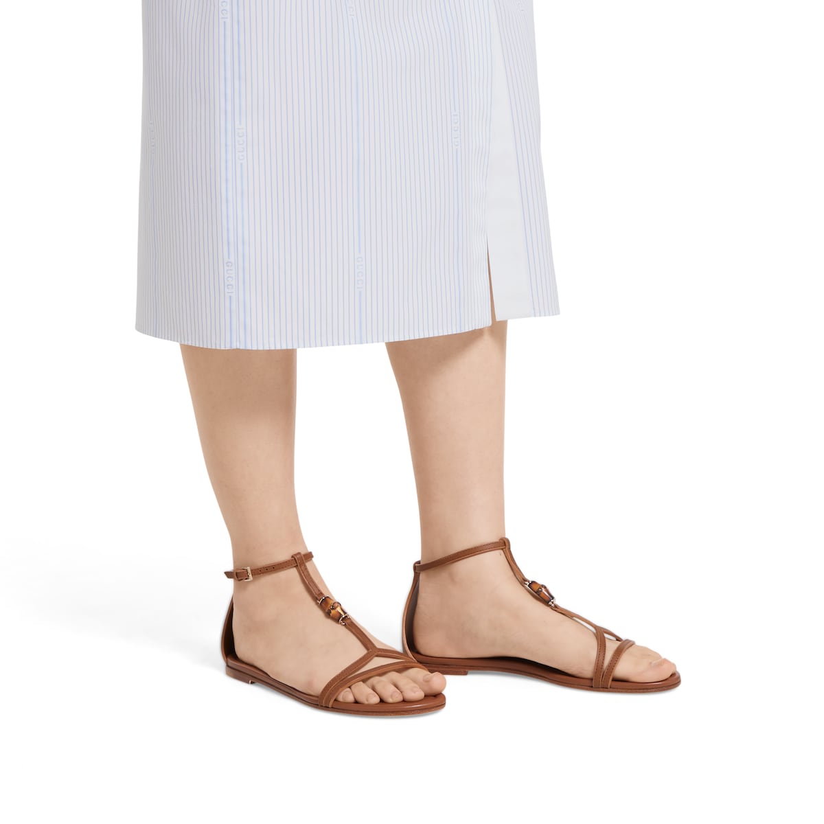 Gucci Women’s sandal with bamboo detail - Image 7